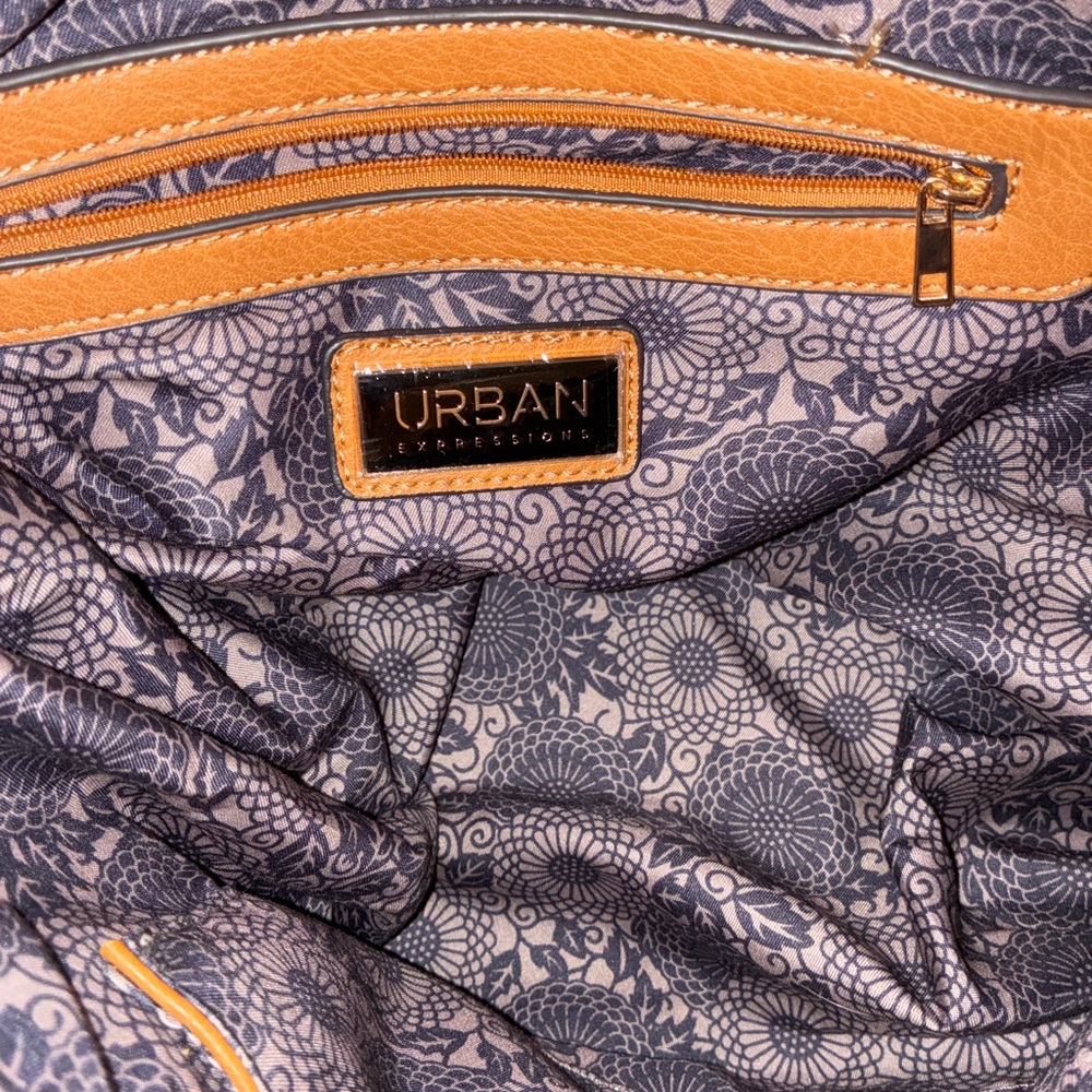 Urban Expressions Handbag Tote Style (Pecan Color) - Picture 2 of 14
